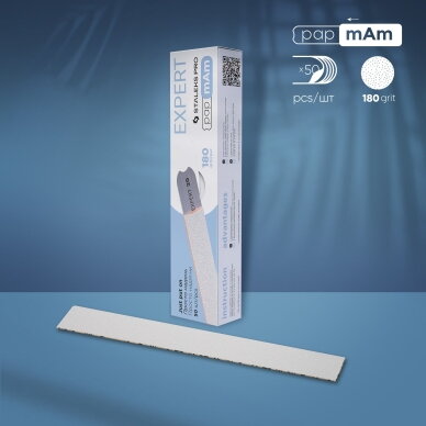 STALEKS maunami dildės abrazyvai EXPERT 22 gr 180, 50 vnt 1