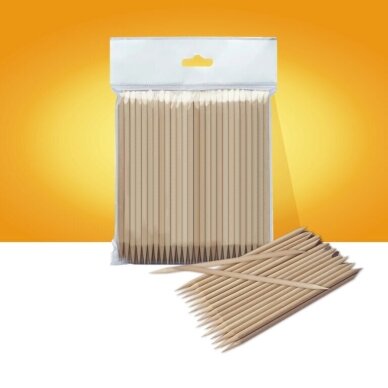 STALEKS medinės apelsinmedžio lazdelės EXPERT 150 mm, 100 vnt. STALEKS medinės apelsinmedžio lazdelės EXPERT 150 mm, 100 vnt.