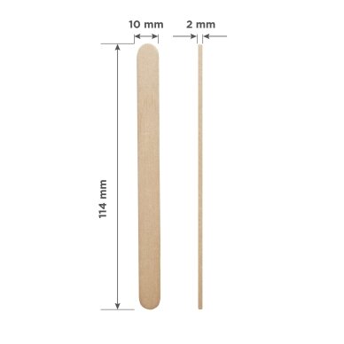 STALEKS medinės mentelės depiliacijai EXPERT 114x10 mm, (100 vnt.) 1 STALEKS medinės mentelės depiliacijai EXPERT 114x10 mm, (100 vnt.) 1