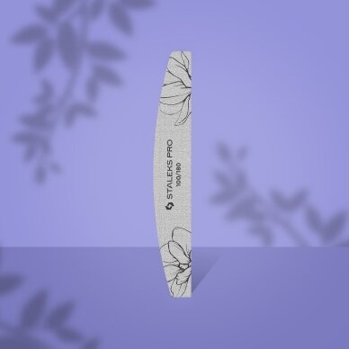 STALEKS PRO nagų dildė, 100/180 gritų, laivelio formos (1 vnt.) 2 STALEKS PRO nagų dildė, 100/180 gritų, laivelio formos (1 vnt.) 2