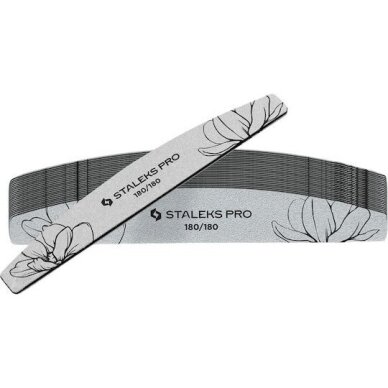 STALEKS PRO nagų dildė, 180/180 gritų, laivelio formos (25 vnt.) STALEKS PRO nagų dildė, 180/180 gritų, laivelio formos (25 vnt.)