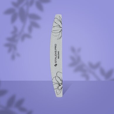 STALEKS PRO nagų dildė, 180/240 gritų, laivelio formos (1 vnt.) 2 STALEKS PRO nagų dildė, 180/240 gritų, laivelio formos (1 vnt.) 2