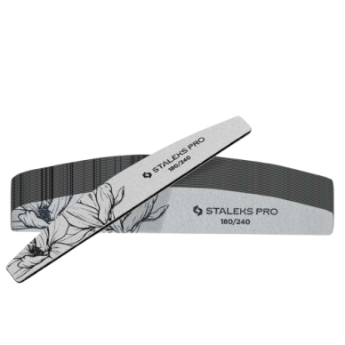 STALEKS PRO nagų dildė, 180/240 gritų, laivelio formos (25 vnt.) STALEKS PRO nagų dildė, 180/240 gritų, laivelio formos (25 vnt.)