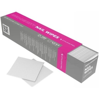 STALEKS PRO tankesni nesipūkuojantys manikiūro lapeliai SMART 4,5x4,5cm, 400 vnt STALEKS PRO tankesni nesipūkuojantys manikiūro lapeliai SMART 4,5x4,5cm, 400 vnt
