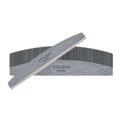 STALEKS SMART pusmėnulio formos mineralinė nagų dildė, 150/150 gritų (25 vnt.)
