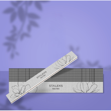 STALEKS tiesios formos mineralinė nagų dildė EXPERT 150/180 grūdėtumo (25 vnt.) 2