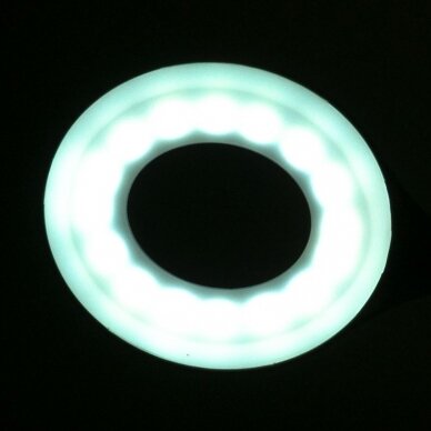 Stalinė lempa manikiūro darbams LED SNAKE RING, balta 4 Stalinė lempa manikiūro darbams LED SNAKE RING, balta 4