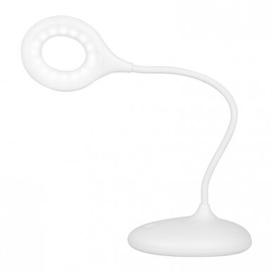 Stalinė lempa manikiūro darbams LED SNAKE RING, balta 5 Stalinė lempa manikiūro darbams LED SNAKE RING, balta 5