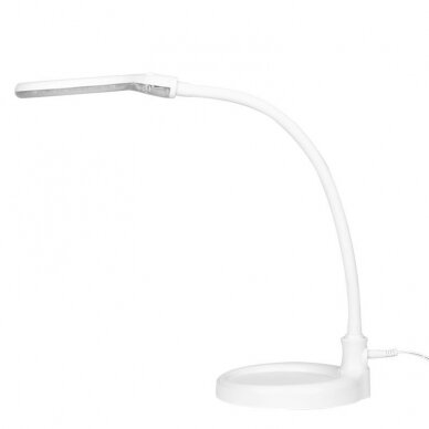 ELEGANTE RED LINE profesionali kosmetologinė stalinė LED lempa - lupa ELEGANTE 2014-2R 30 SMD 5D su stovu ir tvirtinimu prie paviršių funkcija, baltos spalvos ELEGANTE RED LINE profesionali kosmetologinė stalinė LED lempa - lupa ELEGANTE 2014-2R 30 SMD 5D su stovu ir tvirtinimu prie paviršių funkcija, baltos spalvos