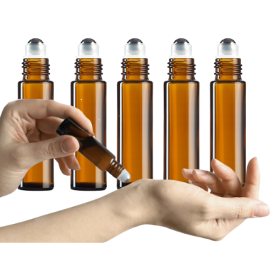 Stiklinis buteliukas rutuliniu aplikatoriumi, 10 ml, 5 vnt. 1 Stiklinis buteliukas rutuliniu aplikatoriumi, 10 ml, 5 vnt. 1