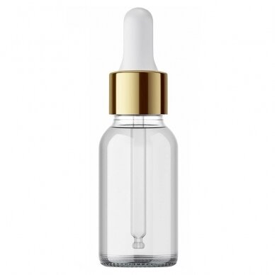Stiklinis buteliukas su pipete, 15 ml Stiklinis buteliukas su pipete, 15 ml