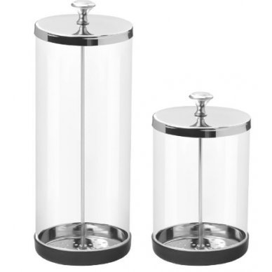 Stiklinis indas įrankių mirkimui ir dezinfekcijai, 1400 ml 1 Stiklinis indas įrankių mirkimui ir dezinfekcijai, 1400 ml 1