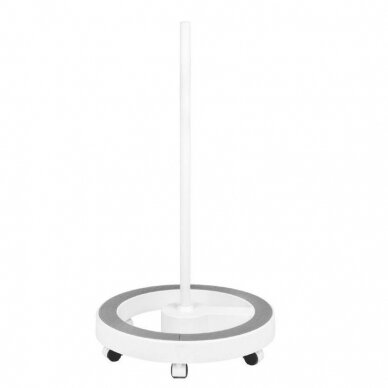 ELEGANTE RED LINE profesionali kosmetologinė LED lempa-lupa ELEGANTE 6027 60 SMD 5D, baltos spalvos (su stovu) 2 ELEGANTE RED LINE profesionali kosmetologinė LED lempa-lupa ELEGANTE 6027 60 SMD 5D, baltos spalvos (su stovu) 2
