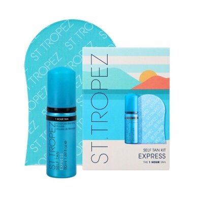 ST.STROPEZ savaiminio įdegio rinkinys EXPRESS, 50 ml ST.STROPEZ savaiminio įdegio rinkinys EXPRESS, 50 ml