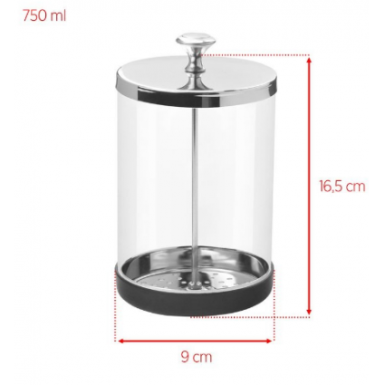 Stiklinis indas įrankių dezinfekcijai 750 ml 1 Stiklinis indas įrankių dezinfekcijai 750 ml 1