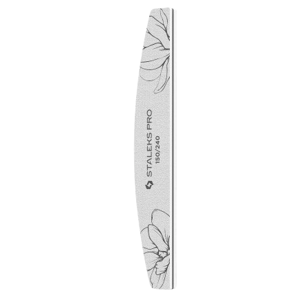 STALEKS pusmėnulio formos mineralinė nagų dildė EXPERT 40 150/240 grūdėtumo (25 vnt.) STALEKS pusmėnulio formos mineralinė nagų dildė EXPERT 40 150/240 grūdėtumo (25 vnt.)