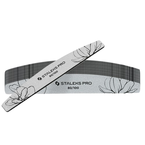 STALEKS PRO nagų dildė, 80/100 gritų, laivelio formos (25 vnt.) STALEKS PRO nagų dildė, 80/100 gritų, laivelio formos (25 vnt.)