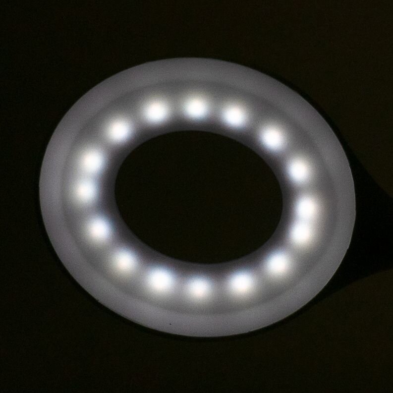 Stalinė lempa manikiūro darbams LED SNAKE RING, balta 3 Stalinė lempa manikiūro darbams LED SNAKE RING, balta 3