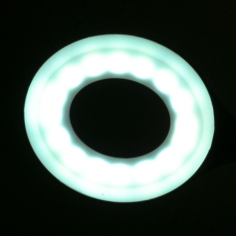 Stalinė lempa manikiūro darbams LED SNAKE RING, balta 4 Stalinė lempa manikiūro darbams LED SNAKE RING, balta 4