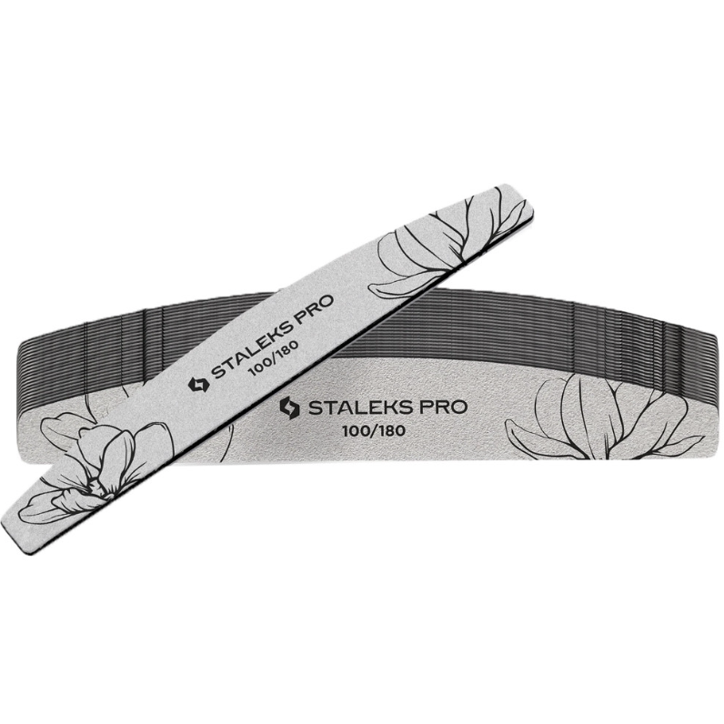 STALEKS PRO nagų dildė, 100/180 gritų, laivelio formos (25 vnt.) 1 STALEKS PRO nagų dildė, 100/180 gritų, laivelio formos (25 vnt.) 1