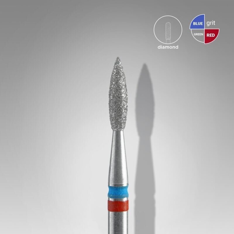 STALEKS deimantinis antgalis DUO EXPERT RED-BLUE 2,1 mm /8 mm 1