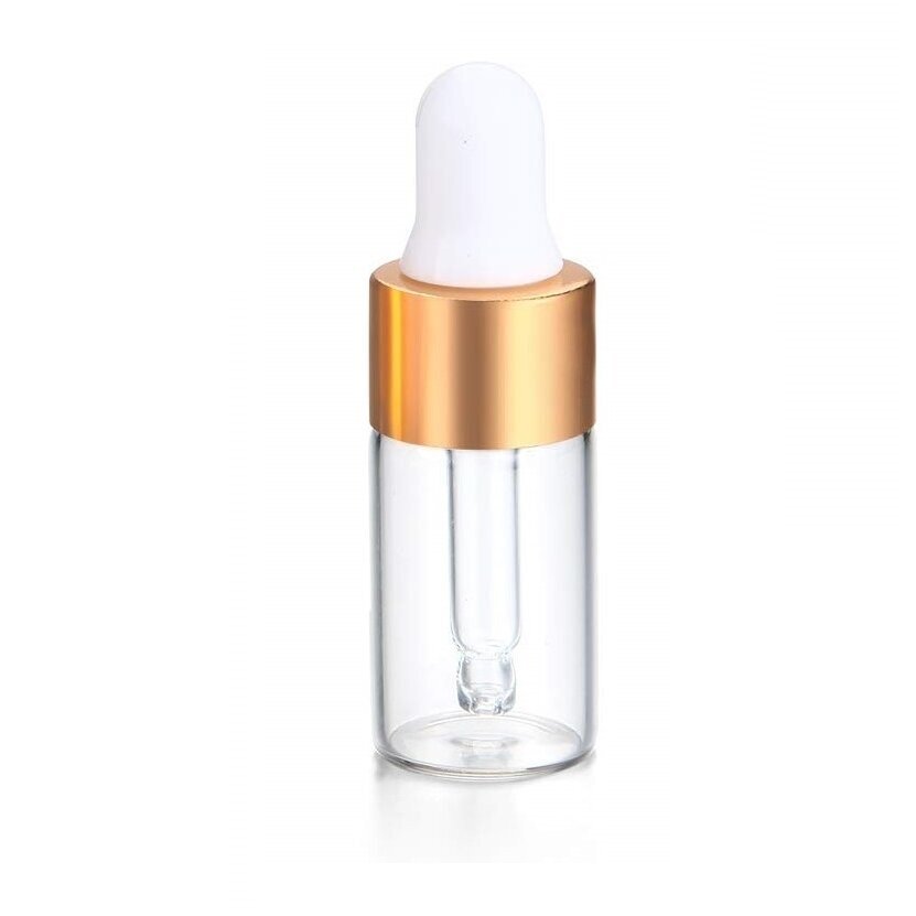 Stiklinis buteliukas su pipete, 5 ml, 5vnt