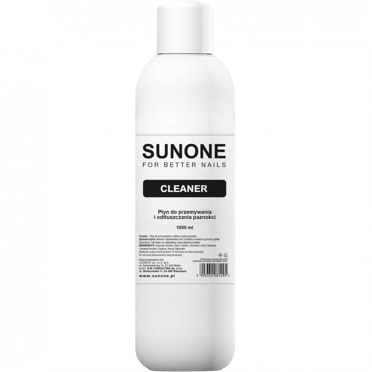 SUNONE ® nagų plokštelės nuriebalintojas ir gelio lipnumo valiklis, 1000 ml SUNONE ® nagų plokštelės nuriebalintojas ir gelio lipnumo valiklis, 1000 ml