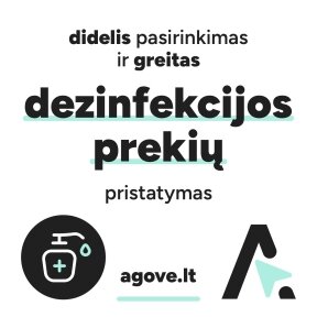 Su AGOVĖ Greitas ir Patikimas Dezinfekcijos Priemonių Pristatymas