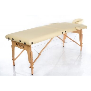 Profesionalus sulankstomas masažo stalas RESTPRO® BEIGE Profesionalus sulankstomas masažo stalas RESTPRO® BEIGE