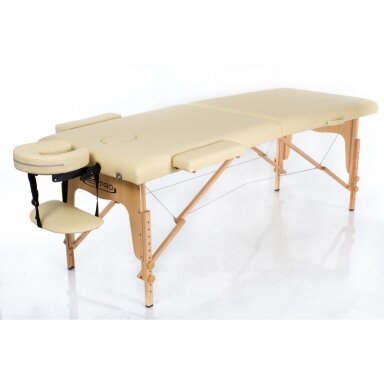 Profesionalus sulankstomas masažo stalas RESTPRO® BEIGE Profesionalus sulankstomas masažo stalas RESTPRO® BEIGE