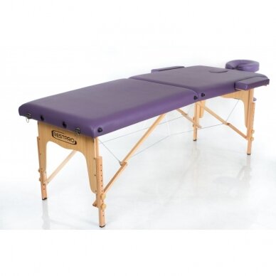 Profesionalus sulankstomas masažo stalas PURPLE 1 Profesionalus sulankstomas masažo stalas PURPLE 1