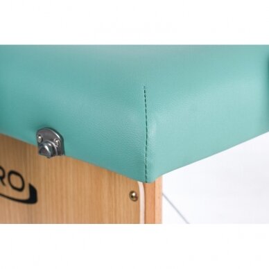 Profesionalus sulankstomas masažo stalas TURQUOISE 9 Profesionalus sulankstomas masažo stalas TURQUOISE 9