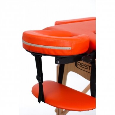 Profesionalus sulankstomas masažo stalas ORANGE 3 Profesionalus sulankstomas masažo stalas ORANGE 3