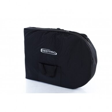 Profesionalus sulankstomas masažo stalas kosmetologams RESTPRO® CLASSIC OVAL 2 BLACK 9 Profesionalus sulankstomas masažo stalas kosmetologams RESTPRO® CLASSIC OVAL 2 BLACK 9