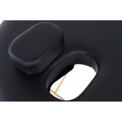 Profesionalus sulankstomas masažo stalas VIP OVAL 2 BLACK 6 Profesionalus sulankstomas masažo stalas VIP OVAL 2 BLACK 6