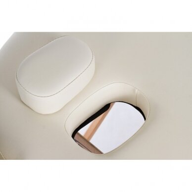 Profesionalus sulankstomas masažo stalas VIP OVAL 3 CREAM 6 Profesionalus sulankstomas masažo stalas VIP OVAL 3 CREAM 6