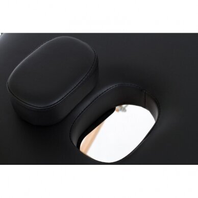 Profesionalus sulankstomas masažo stalas VIP OVAL 3 BLACK 5 Profesionalus sulankstomas masažo stalas VIP OVAL 3 BLACK 5