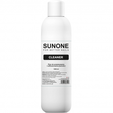 SUNONE ® nagų plokštelės nuriebalintojas ir gelio lipnumo valiklis, 1000 ml SUNONE ® nagų plokštelės nuriebalintojas ir gelio lipnumo valiklis, 1000 ml