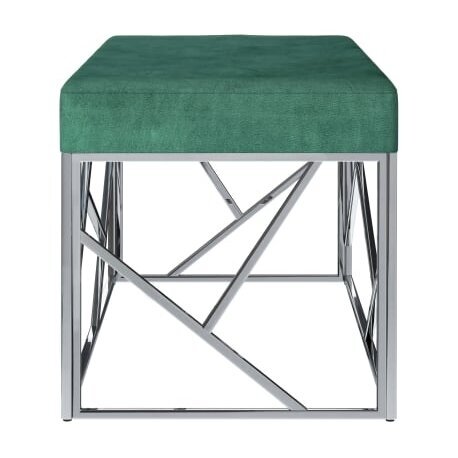 Laukiamojo sofa-suoliukas, žalios spalvos aksomas 3 Laukiamojo sofa-suoliukas, žalios spalvos aksomas 3
