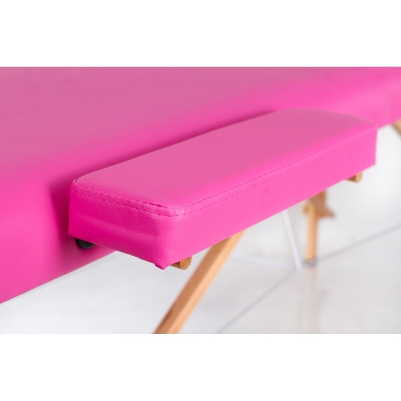 Profesionalus sulankstomas masažo stalas PINK 5 Profesionalus sulankstomas masažo stalas PINK 5