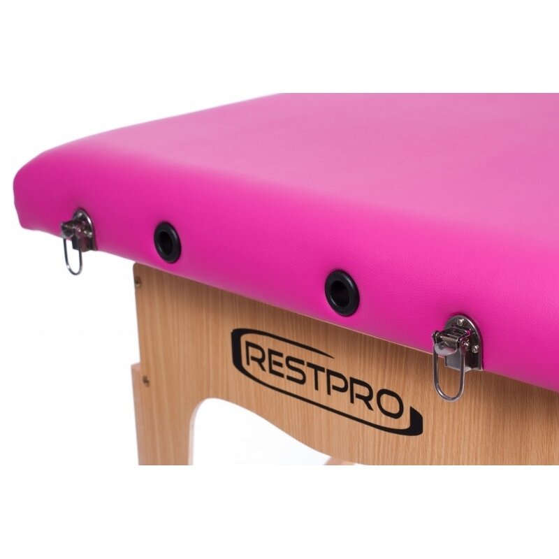 Profesionalus sulankstomas masažo stalas PINK 8 Profesionalus sulankstomas masažo stalas PINK 8