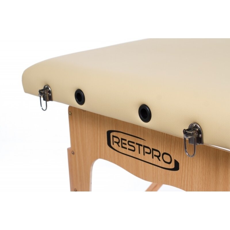 Profesionalus sulankstomas masažo stalas RESTPRO® BEIGE 8 Profesionalus sulankstomas masažo stalas RESTPRO® BEIGE 8