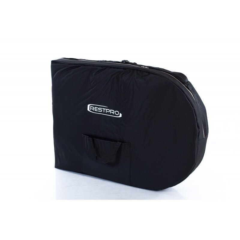 Profesionalus sulankstomas masažo stalas kosmetologams RESTPRO® CLASSIC OVAL 2 BLACK 9