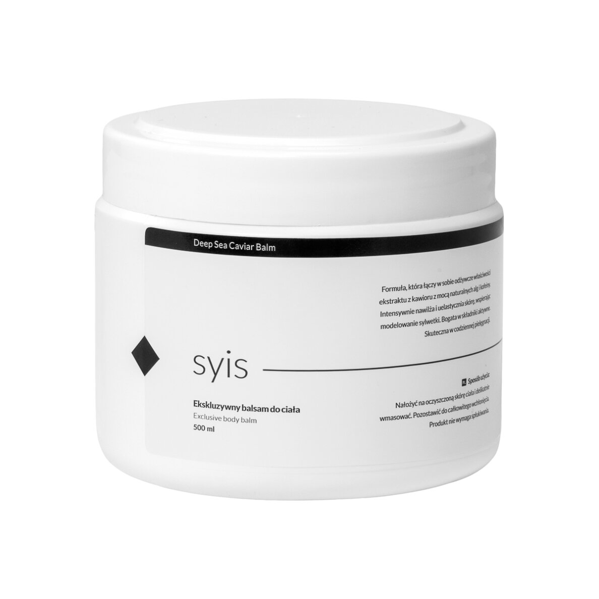 SYIS DEEP SEA CAVIAR BALM maitinantis ir drėkinantis kūno balzamas, 500 ml