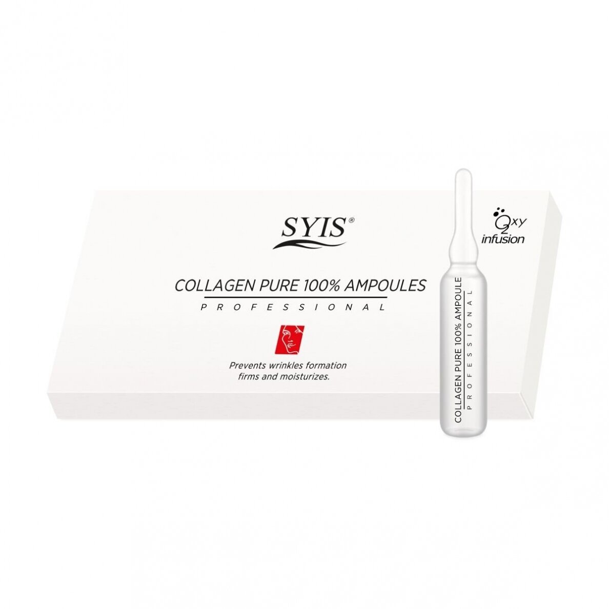 SYIS grynojo kolageno ampulės mezoterapijos procedūroms (100 %), 10*3 ml SYIS grynojo kolageno ampulės mezoterapijos procedūroms (100 %), 10*3 ml