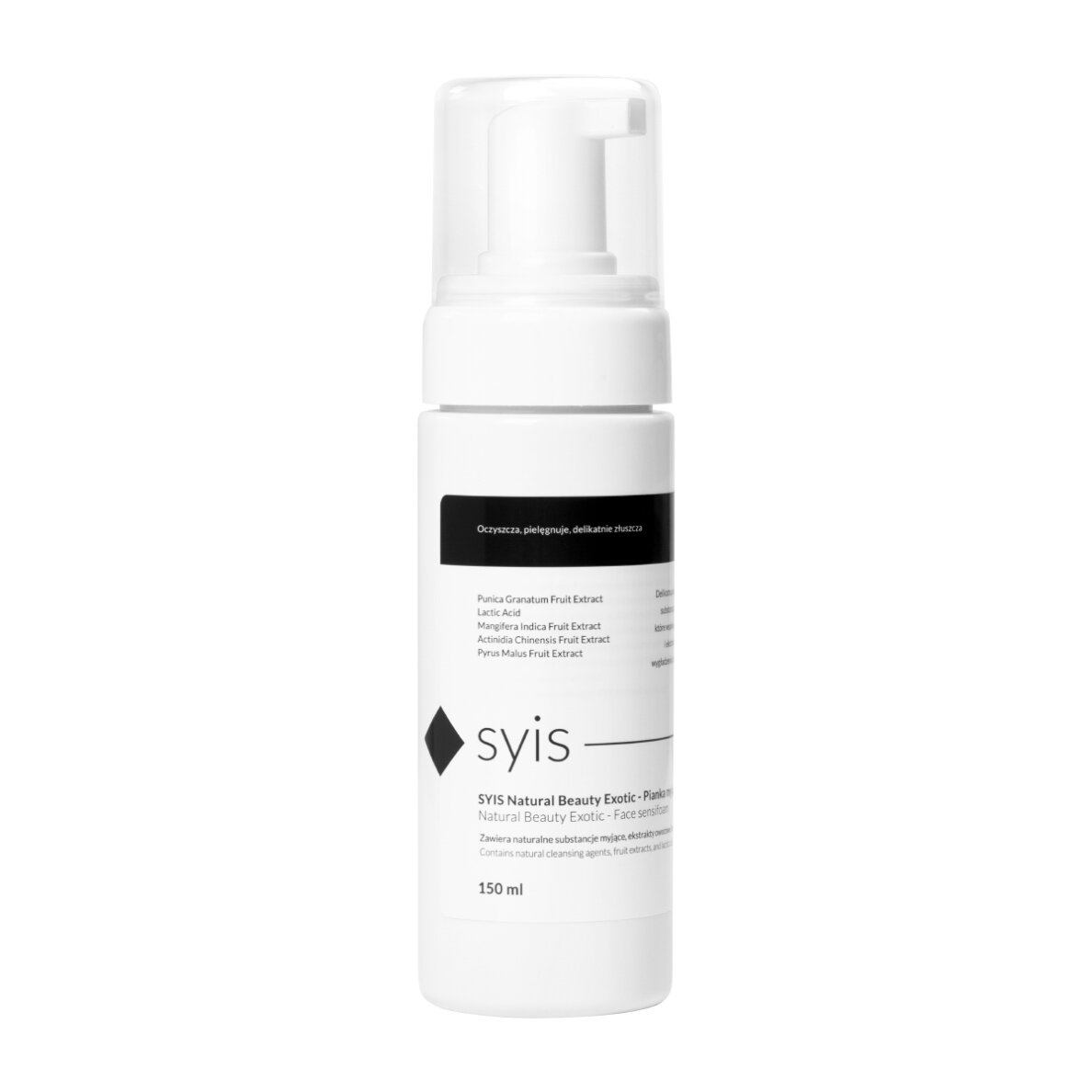 SYIS NATURAL BEAUTY valomosios veido putos su vaisių ekstraktais, 150 ml