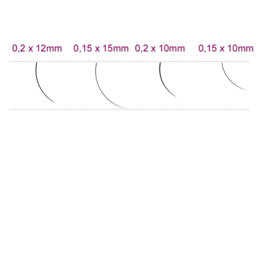 SYIS profesionalios blakstienos priauginimui J 0,15 x 10 mm, 0.25 g.