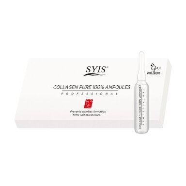 SYIS grynojo kolageno ampulės mezoterapijos procedūroms (100 %), 10*3 ml SYIS grynojo kolageno ampulės mezoterapijos procedūroms (100 %), 10*3 ml