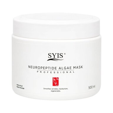 SYIS neuropeptidinė alginatinė dumblių kaukė veido odai profesionaliam naudojimui, 500 ml SYIS neuropeptidinė alginatinė dumblių kaukė veido odai profesionaliam naudojimui, 500 ml