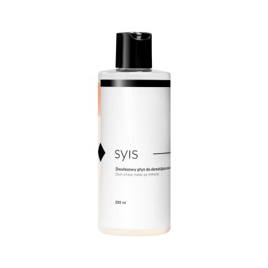 SYIS dvifazis akių ir lūpų makiažo valiklis, 250 ml SYIS dvifazis akių ir lūpų makiažo valiklis, 250 ml